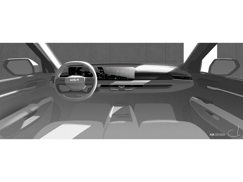 Kia Global Media Center : EV9 Interior Design Sketches