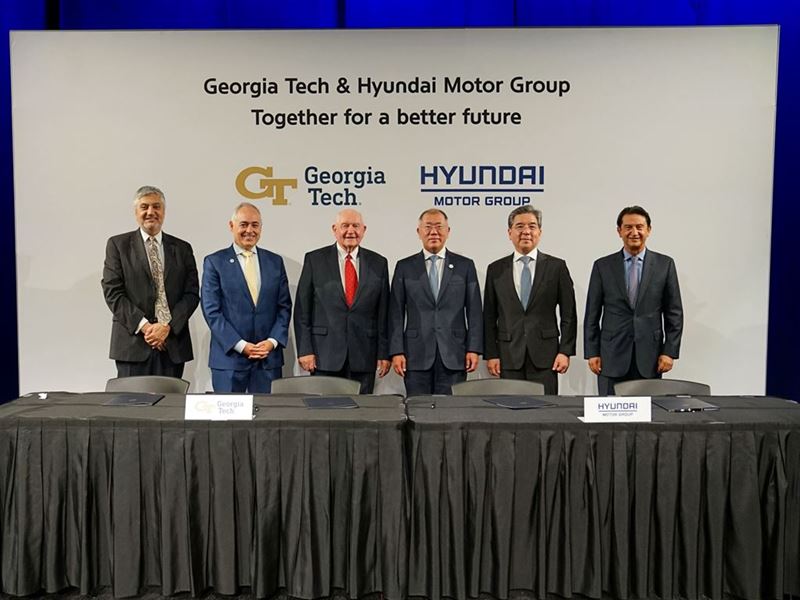 Georgia Tech and Hyundai Motor Group Sign MoU for Future Mobility Collaboration