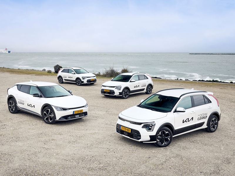 Kia EV Models Assist The Ocean Cleanup in Achieving Sustainability Objectives