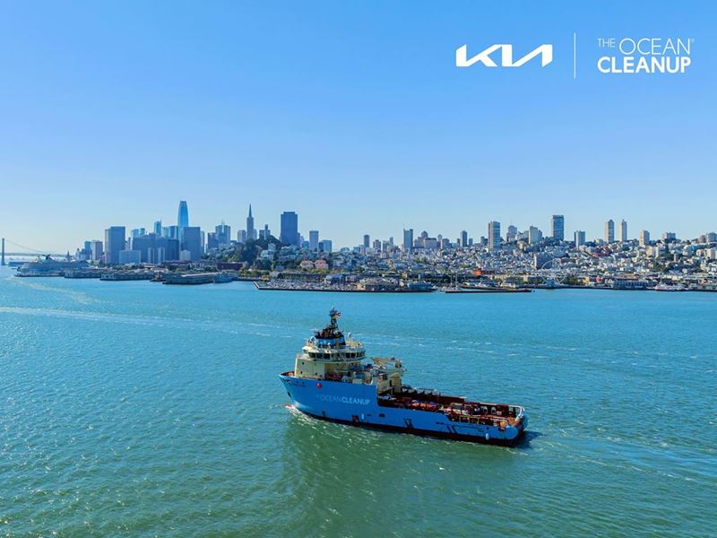 Kia and the Ocean Cleanup Celebrate Partnership Achievements and Map Out Future for Cleaning Great Pacific Garbage Patch