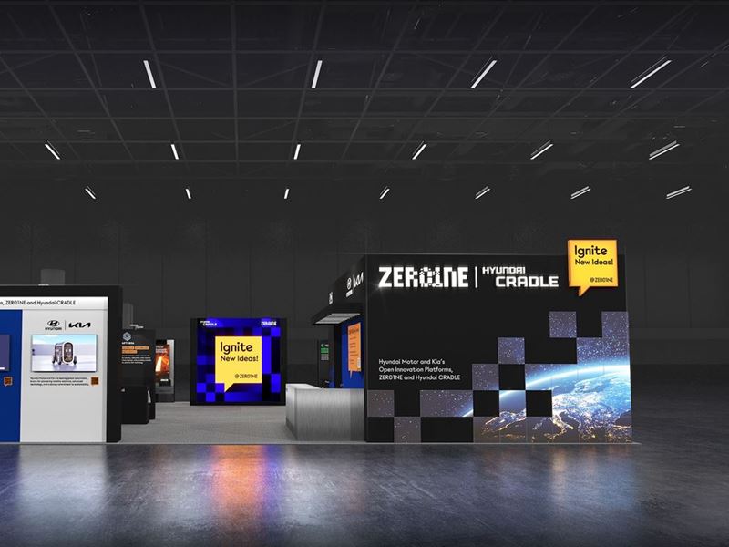 ZER01NE-CRADLE Booth at CES 2025