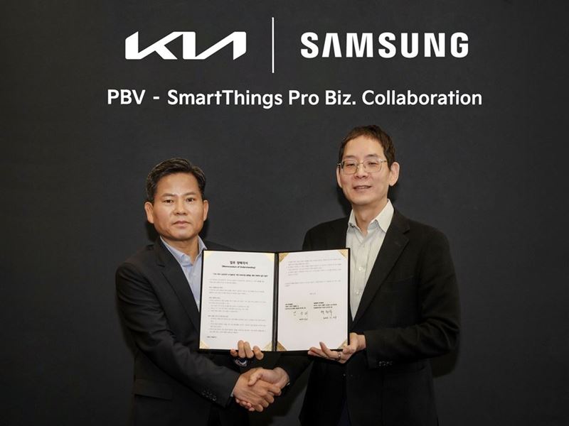 Kia and Samsung Partner to Integrate SmartThings Pro into Kia PBVs