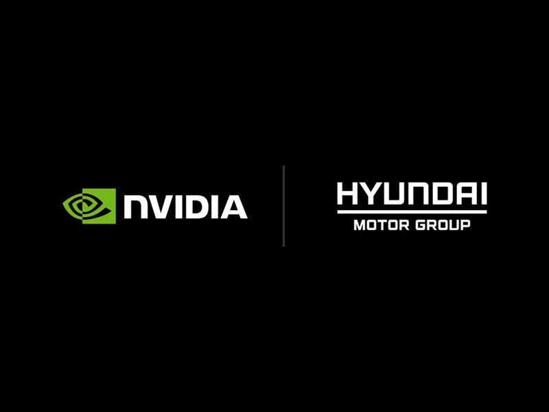 Hyundai x NVIDIA Logo