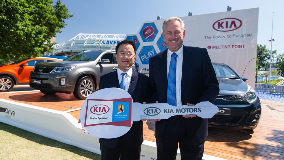 Kia Vehicle Handover Ceremony Australian Open 2013