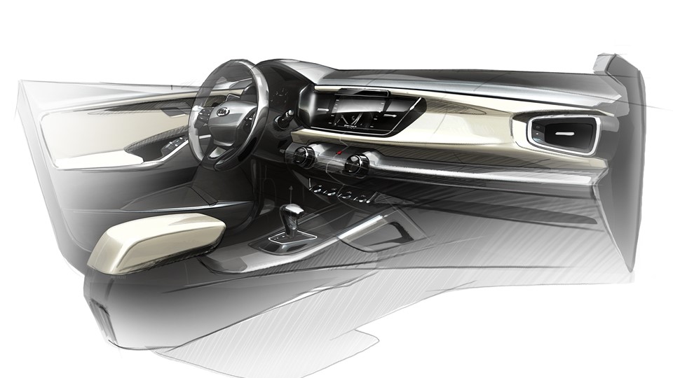 4th Generation Kia Rio - Interior Rendering