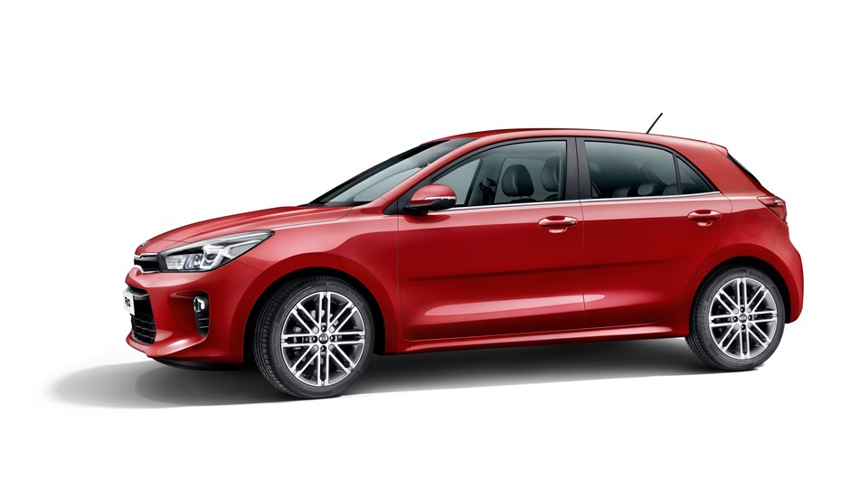 4th Generation Kia Rio - Side(No Background)