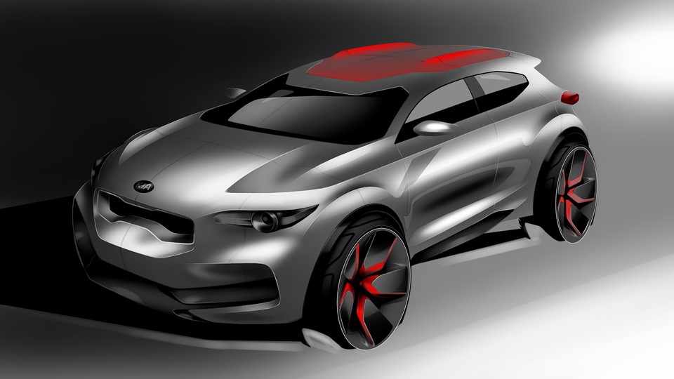 Kia Stonic Early Design Sketch