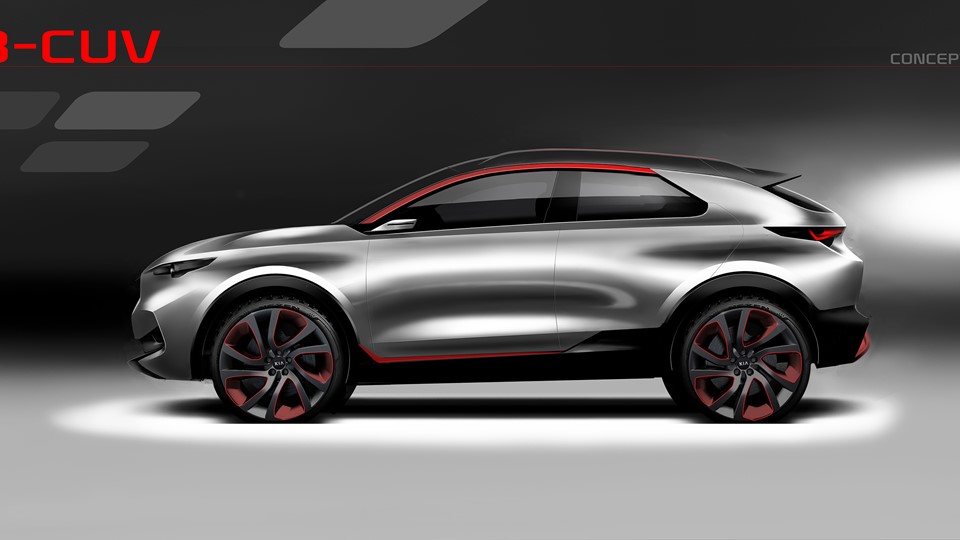 Kia Stonic Early Design Sketch