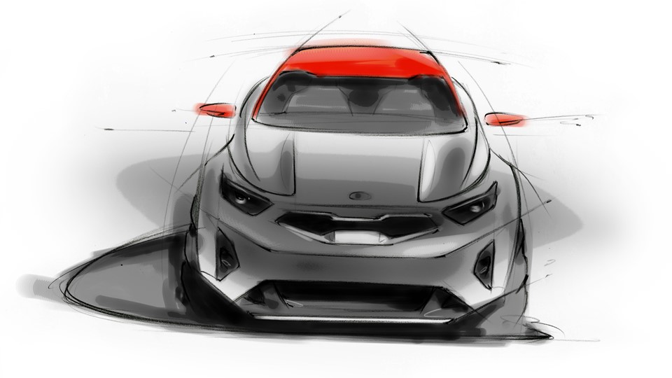 Kia Stonic Artistic Design Sketch
