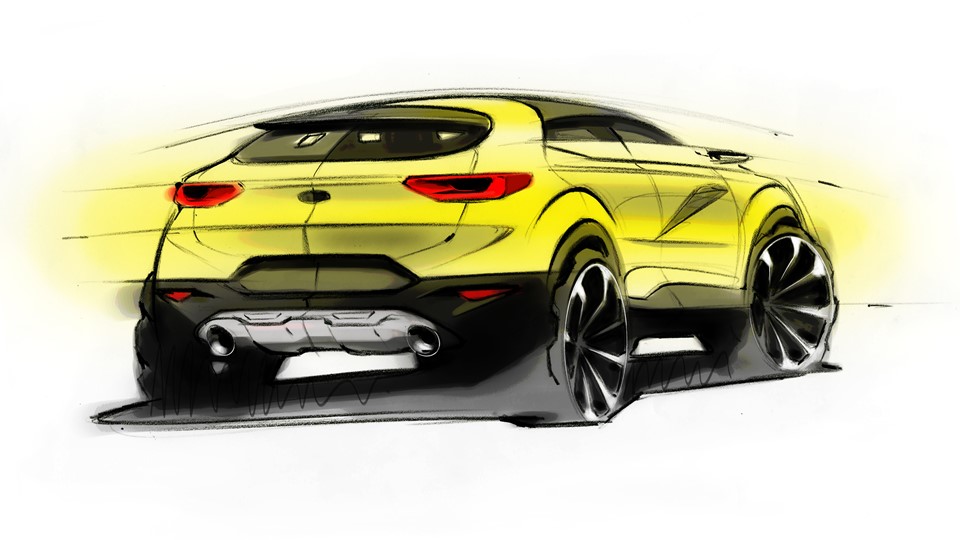 Kia Stonic Artistic Design Sketch