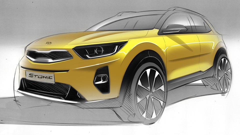 Kia Stonic Artistic Design Sketch