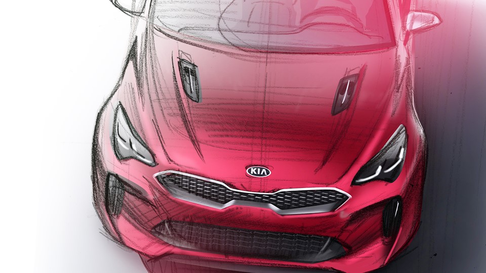Kia Stinger sketch