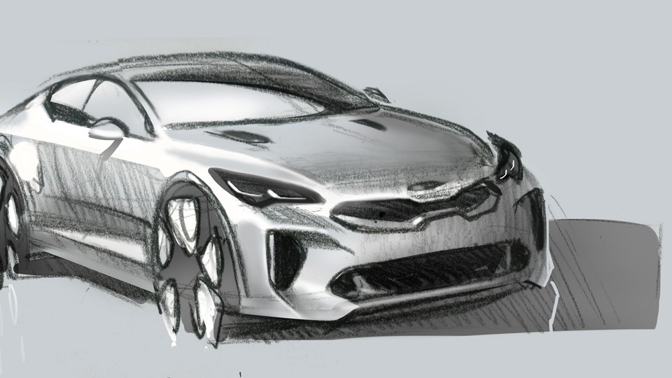 Kia Stinger sketch
