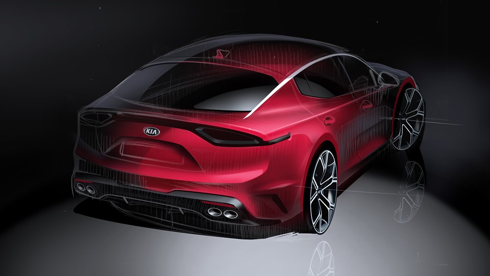 Kia Stinger sketch