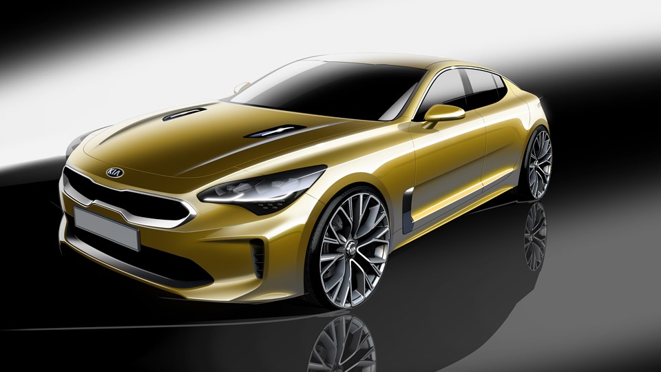 Kia Stinger sketch