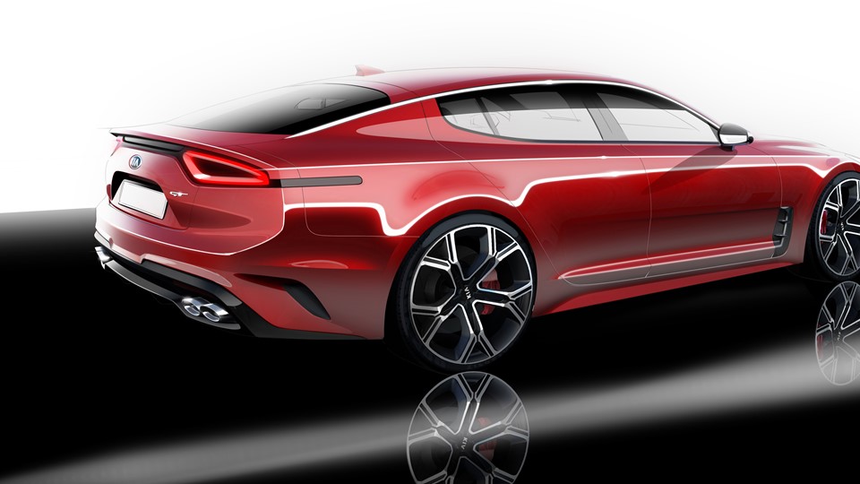 Kia Stinger sketch