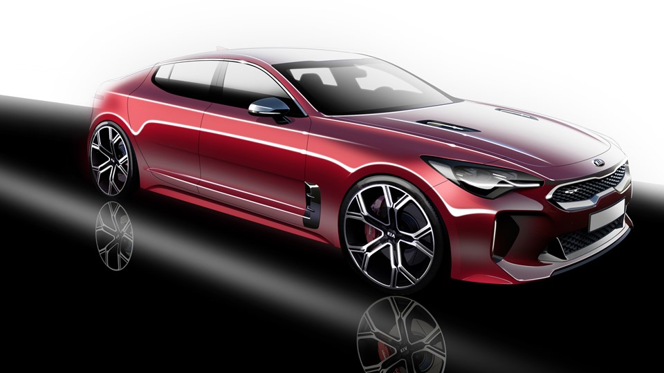 Kia Stinger sketch