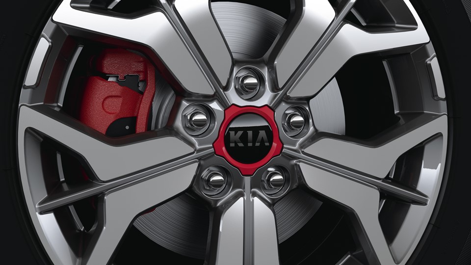Kia Seltos - Alloy Wheel with red caliper