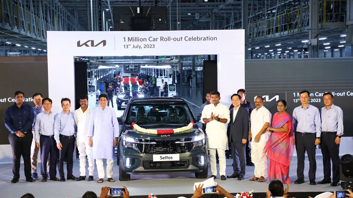 Kia India Celebrates 1 Million ‘Make In India’ Production Units With ...