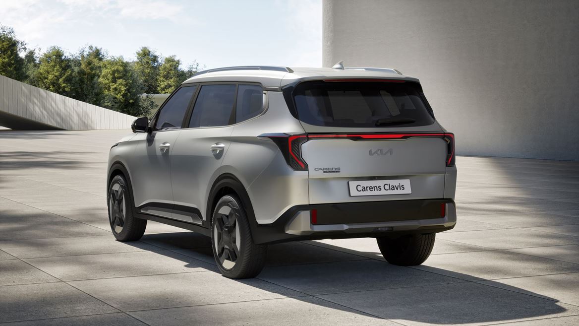 Kia Carens Clavis EV Rear Quarter