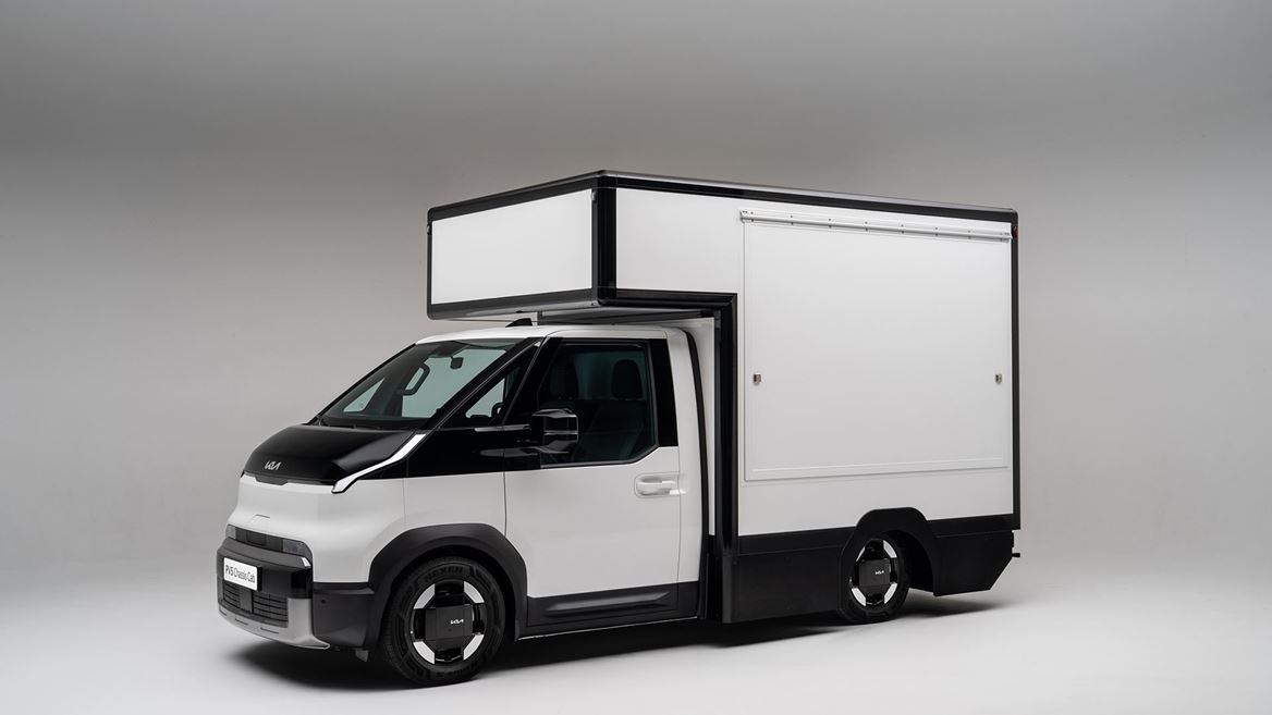 Kia unveils PV5 Chassis Cab and the Kia Business Solutions Ecosystem at SOLUTRANS 2025 a new benchmark for modular el