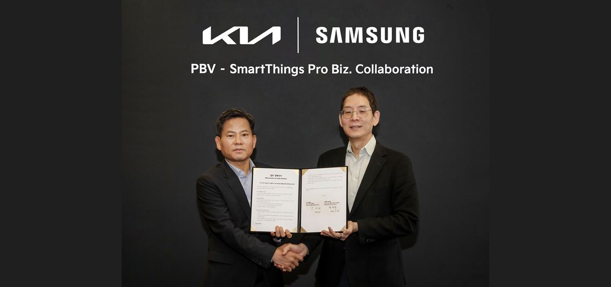 Kia and Samsung to Integrate SmartThings Pro into Kia PBVs