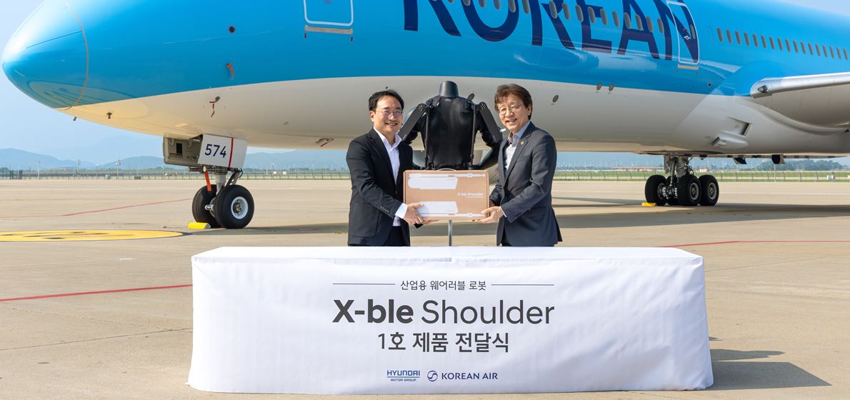 First ‘X-ble Shoulder’ Wearable Robot Delivered to KoreanAir First ‘X-ble Shoulder’ Wearable Robot Delivered to KoreanAir