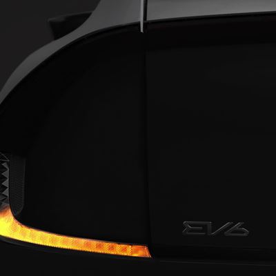 Kia EV6 Teaser Rear Lamp Detail Video