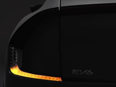 Kia EV6 Teaser Rear Lamp Detail Video