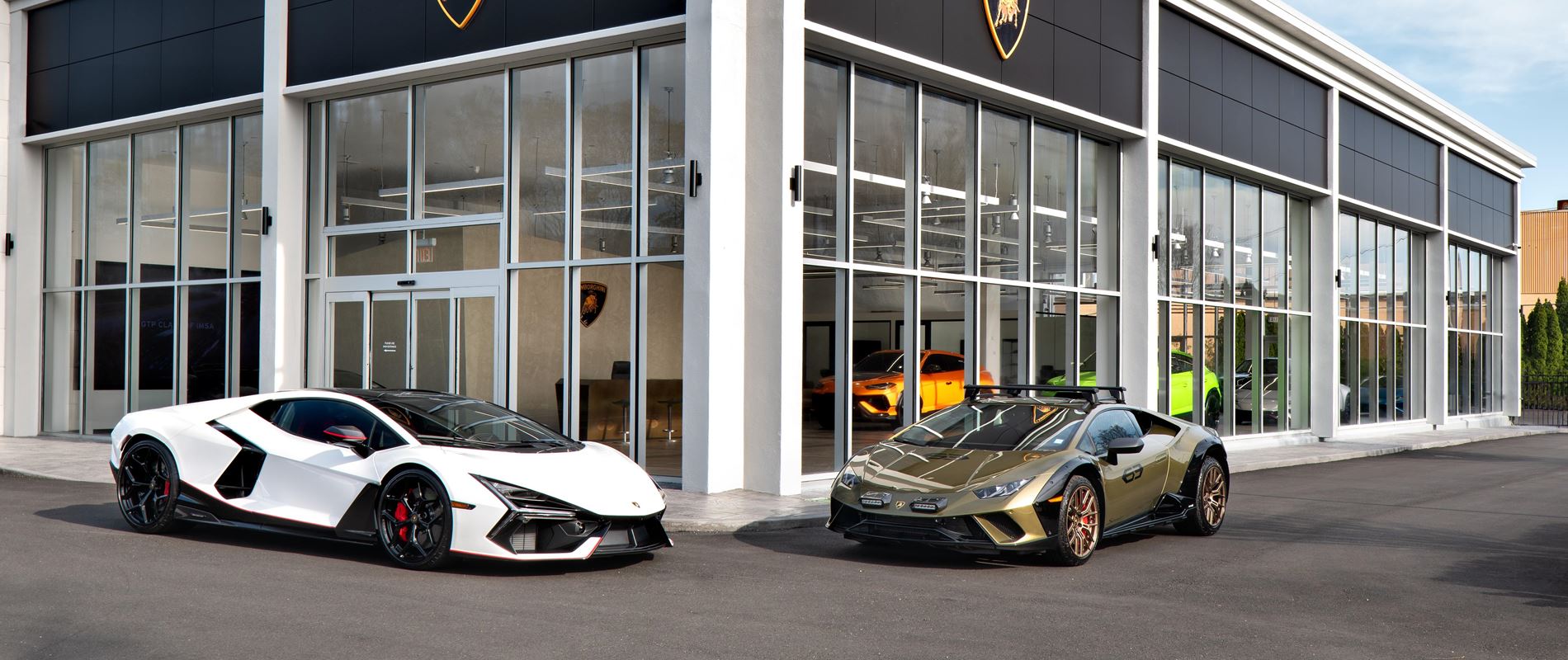 Automobili Lamborghini Unveils Redesigned Showroom in Long Island Showcasing First Plug In Hybrid Super SUV