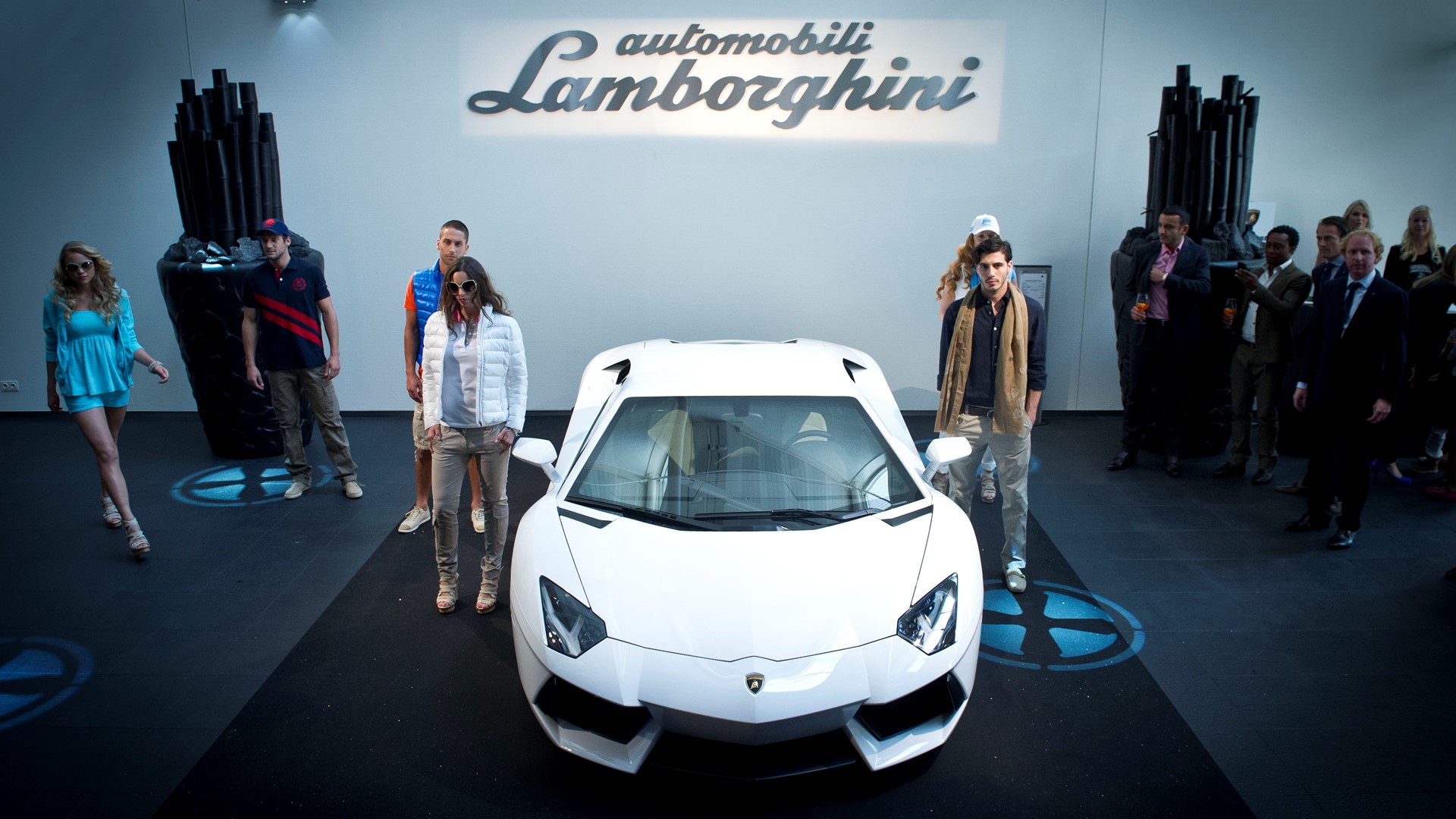 Collezione Automobili Lamborghini Fashion Show in Leusden, NL.