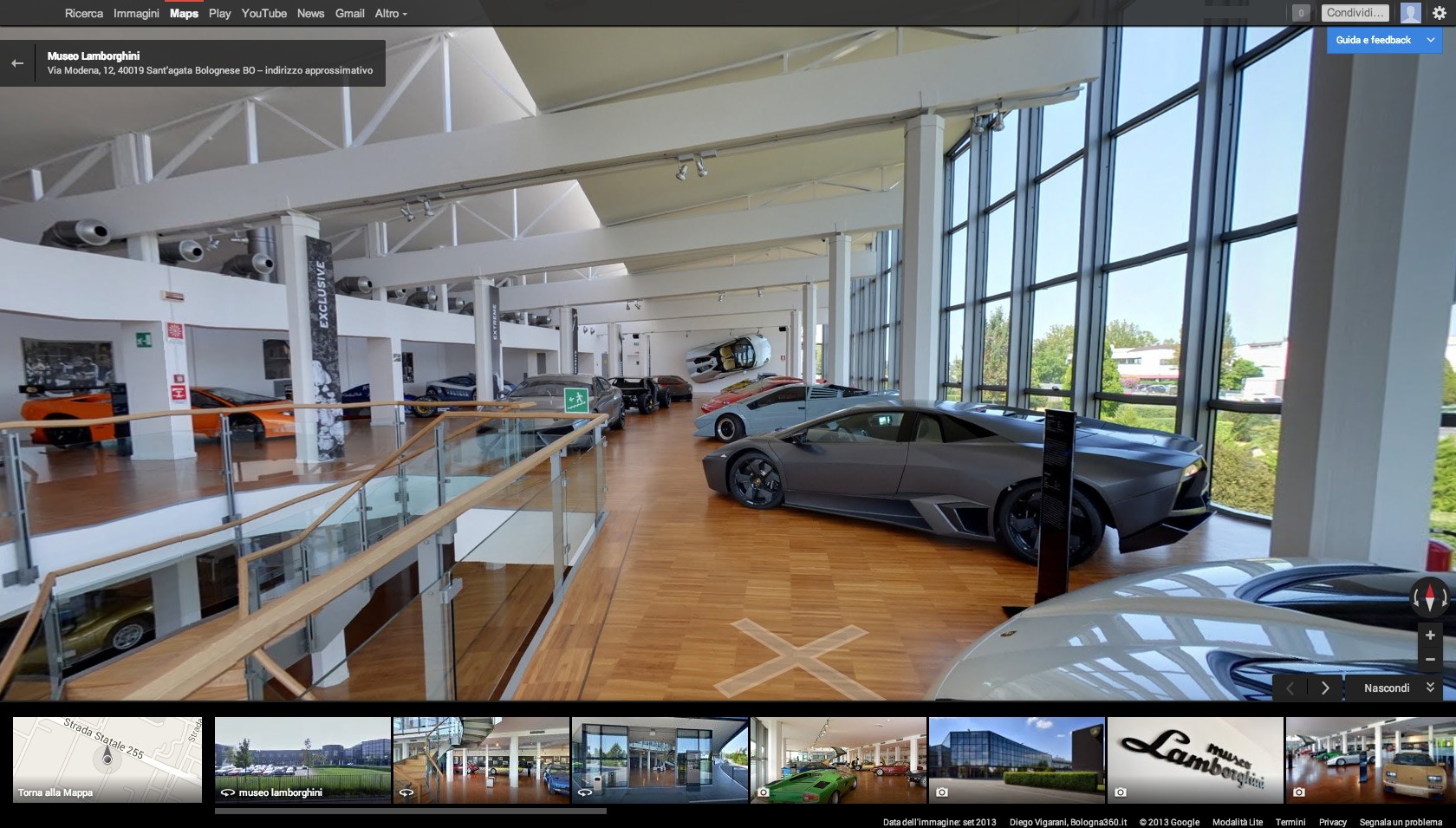 Automobili Lamborghini Launches Exclusive Museum Indoor View On Google Maps