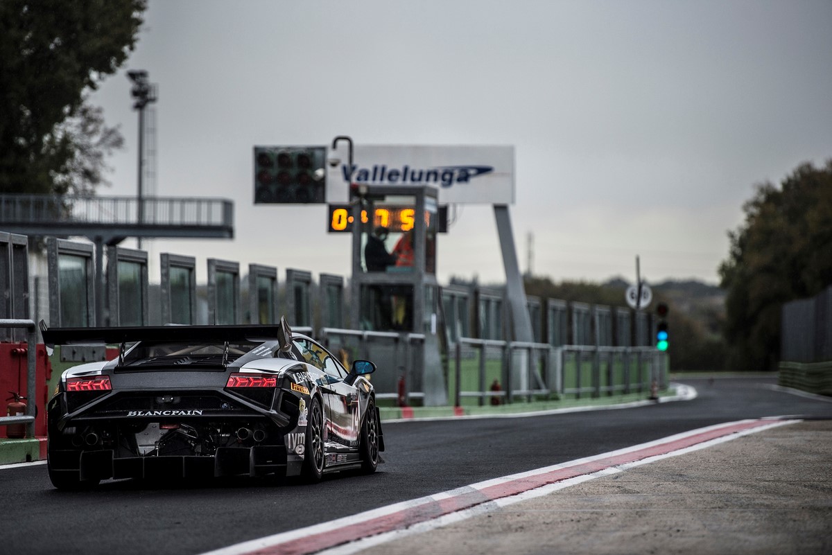 A dry track was a rare commodity in Vallelunga