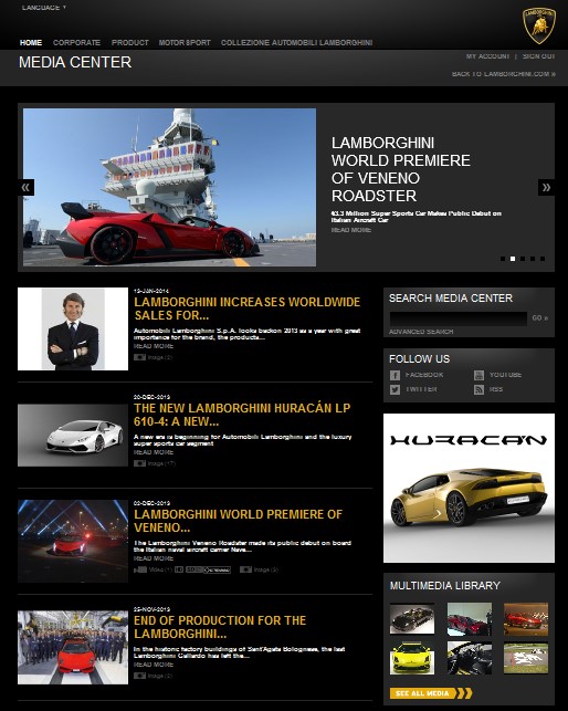 Automobili Lamborghini - Official Website