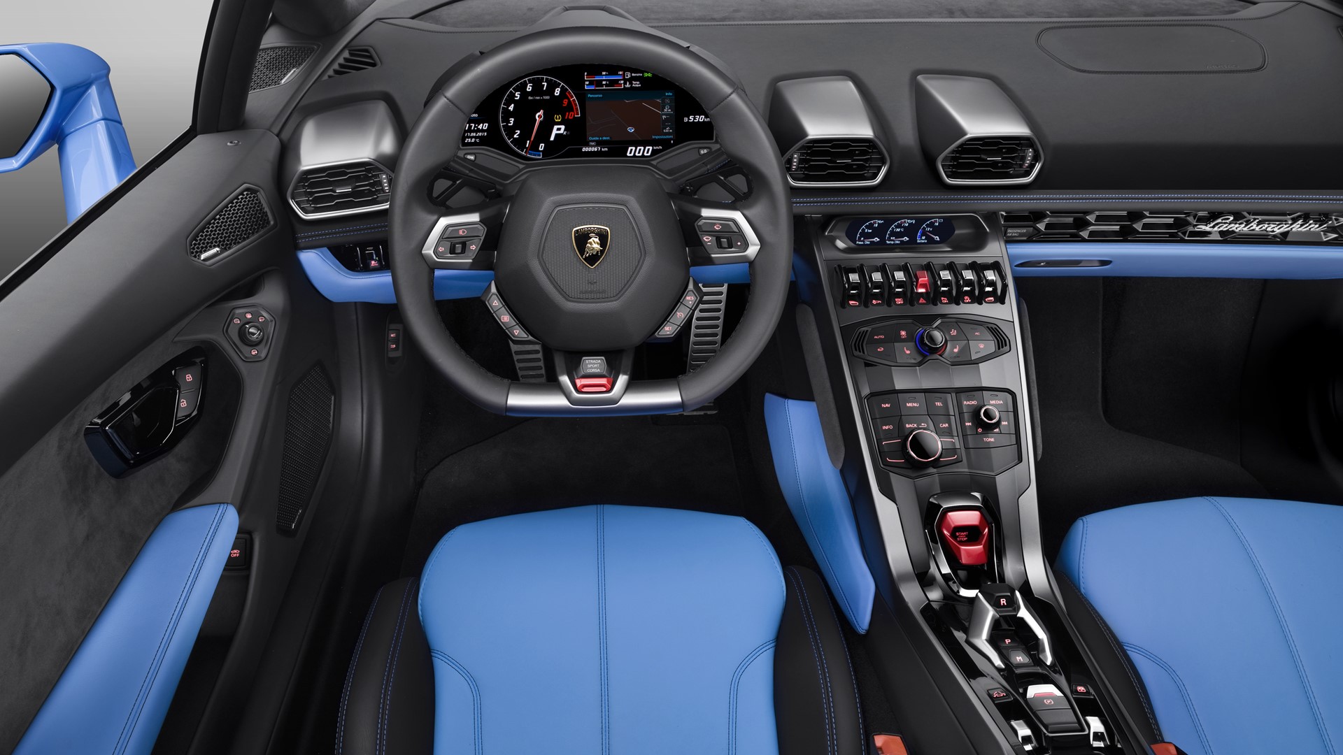 New Lamborghini Huracán LP 610-4 Spyder Interior Driver
