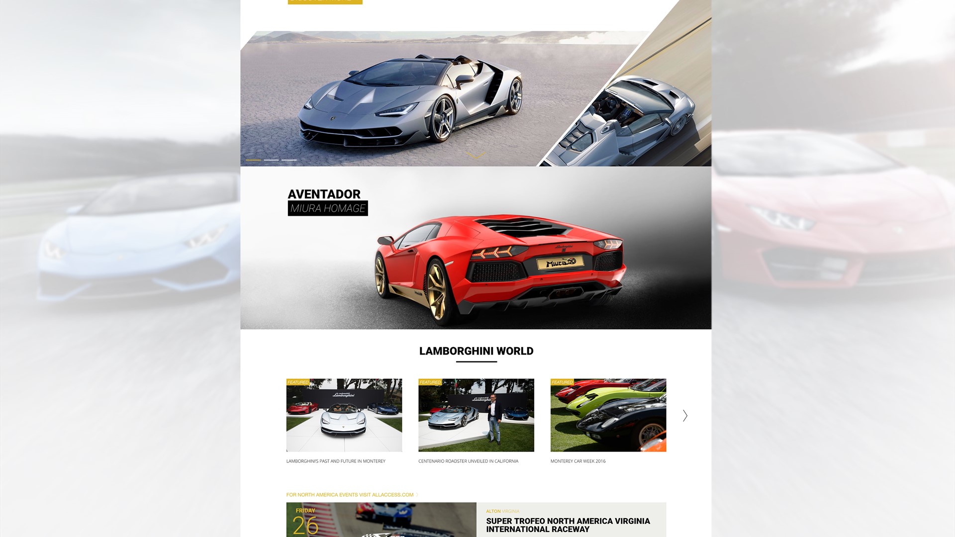 Automobili Lamborghini unveils a fresh look on the Web: New   now online