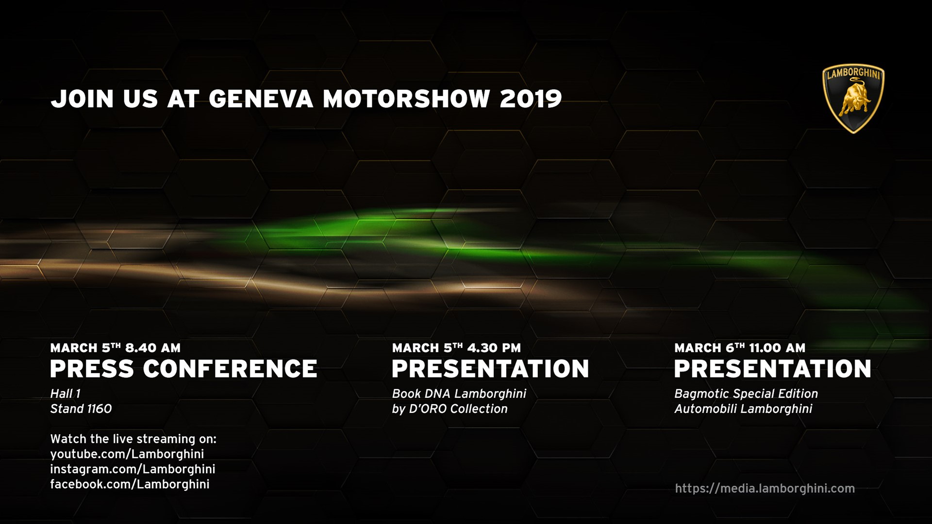 Geneva Motor show 2019 - Invitation