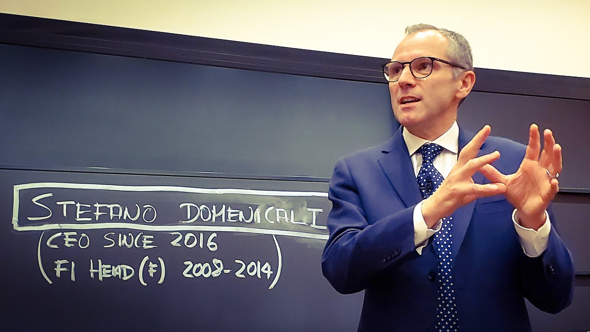 Stefano Domenicali at Harvard Business - 1