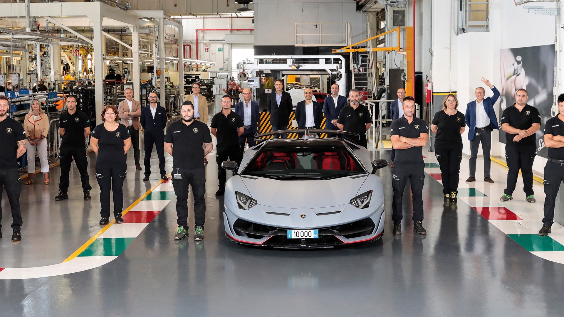 New production record: Automobili Lamborghini celebrates the 10,000th  Aventador