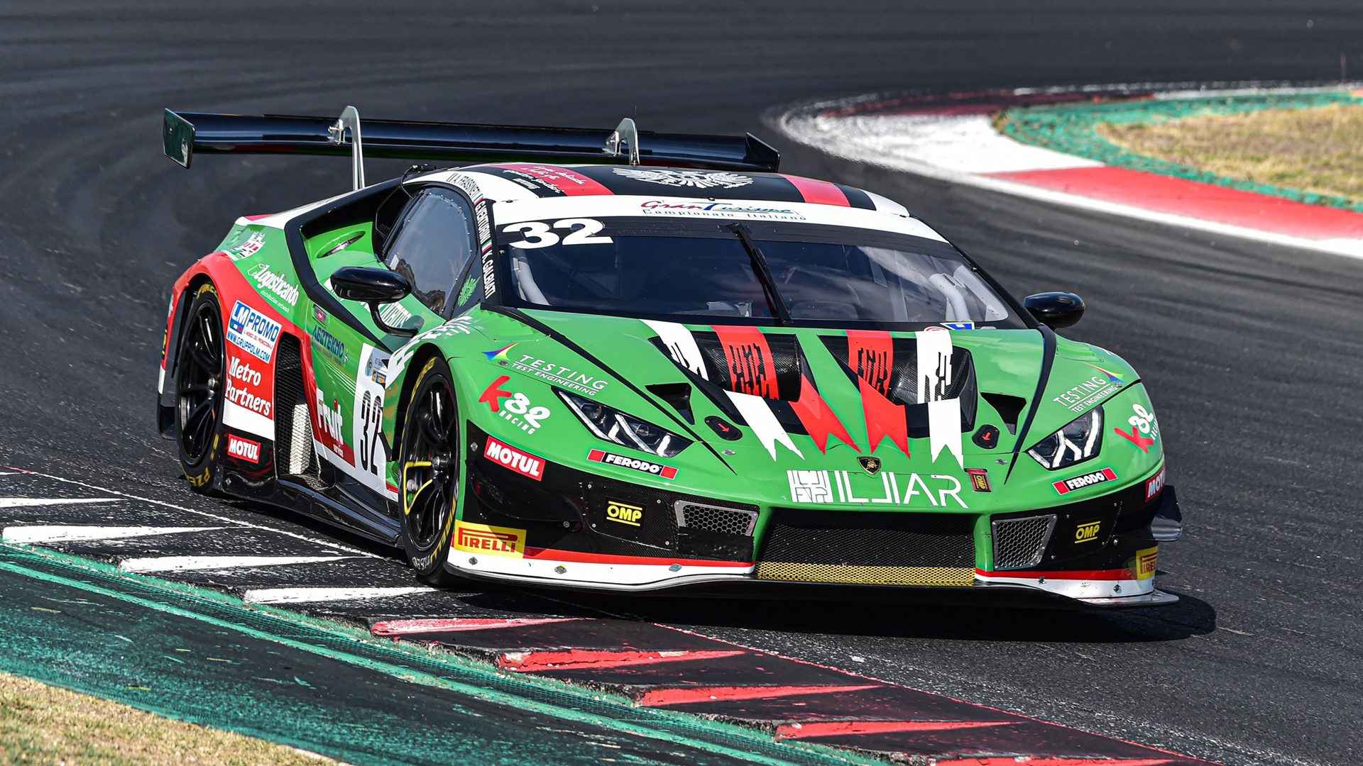 Lamborghini secures one−two finish in penultimate Italian GT Endurance round