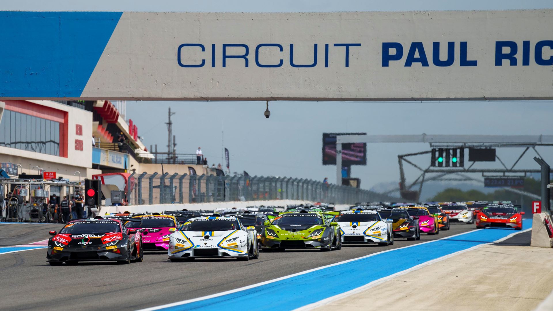Lamborghini Super Trofeo Europe - Paul Ricard - Race 1 start