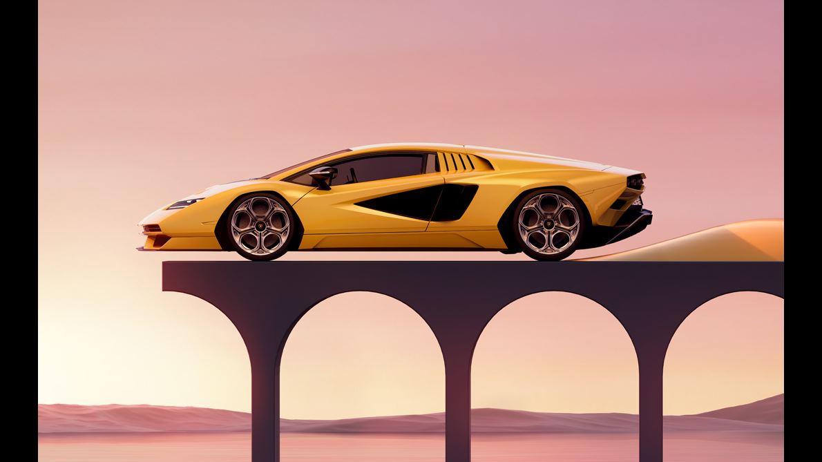 Five new Lamborghini Countach LPI 800-4 posters for the walls of future generations - Image 2
