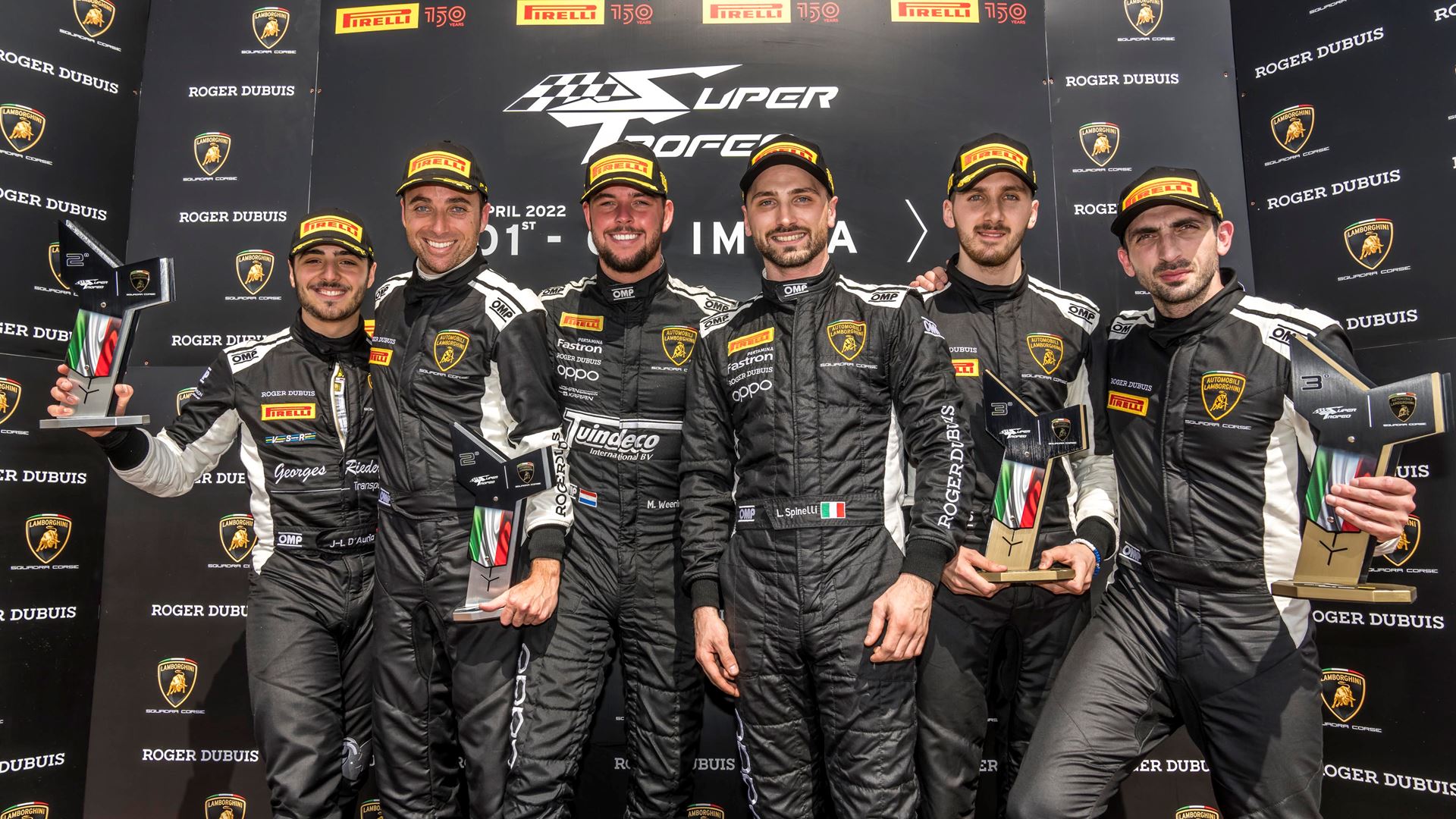Lamborghini Super Trofeo Europe - Race 2 podium