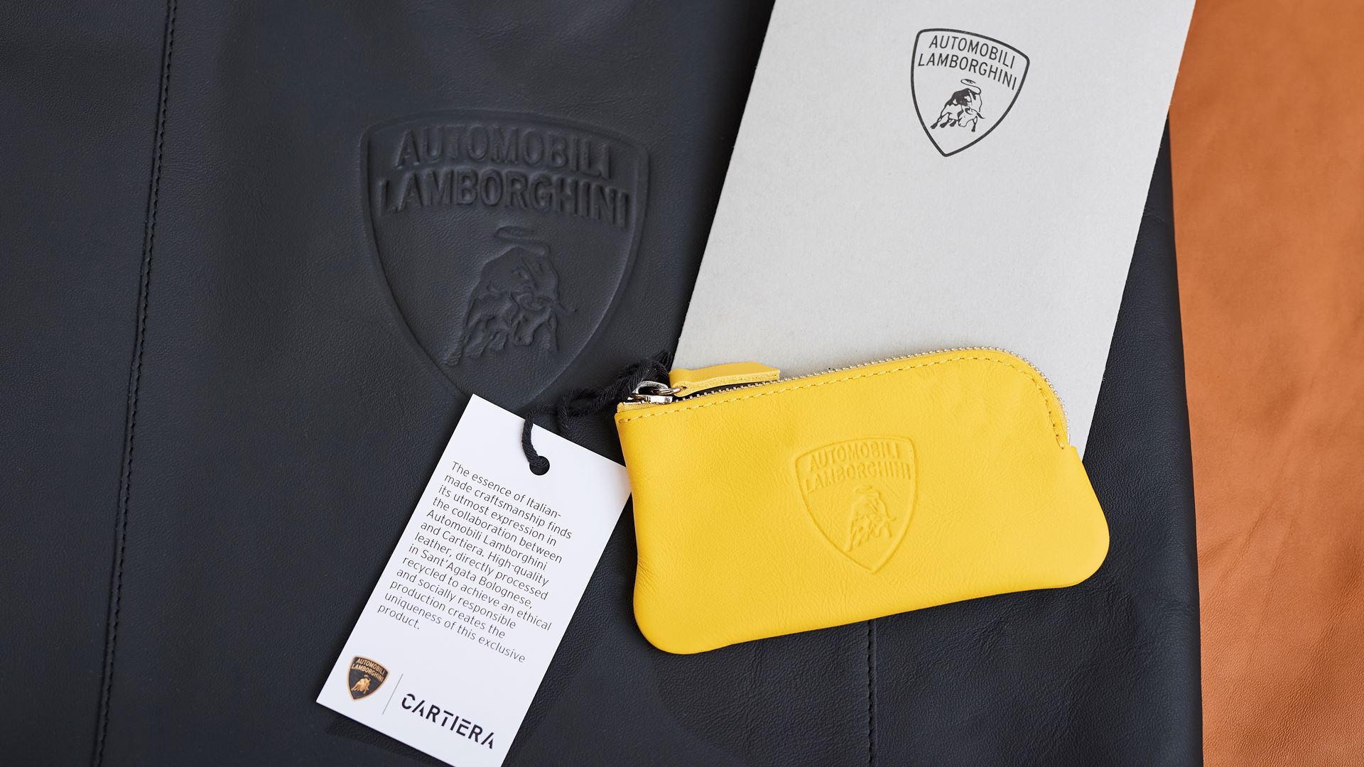Automobili Lamborghini’s collection of ethical and sustainable leather goods