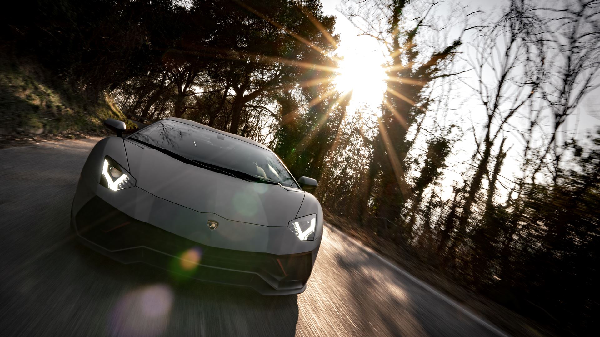 Aventador Ultimae for the first time on road
