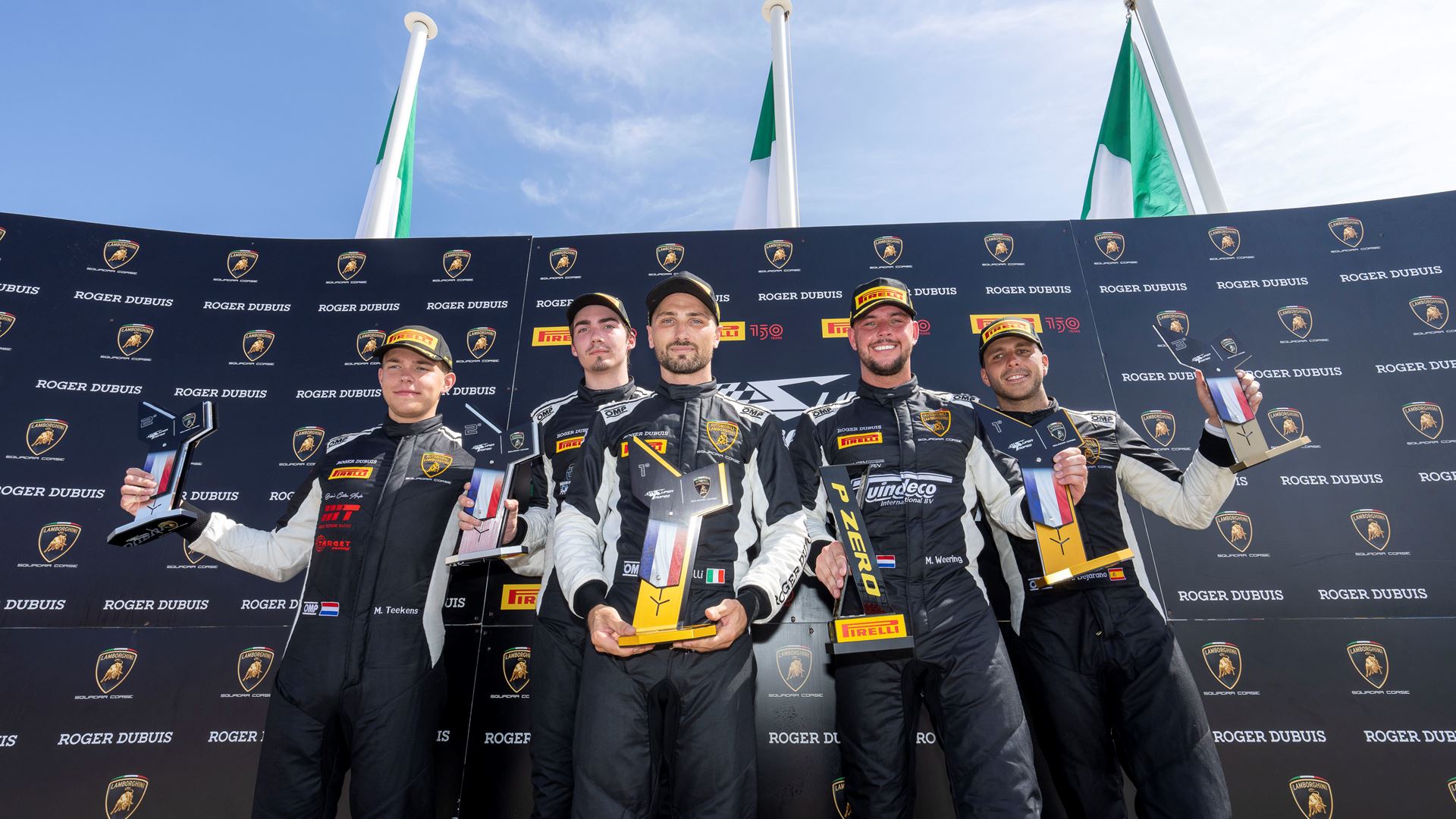 Lamborghini Super Trofeo Europe - podium Race