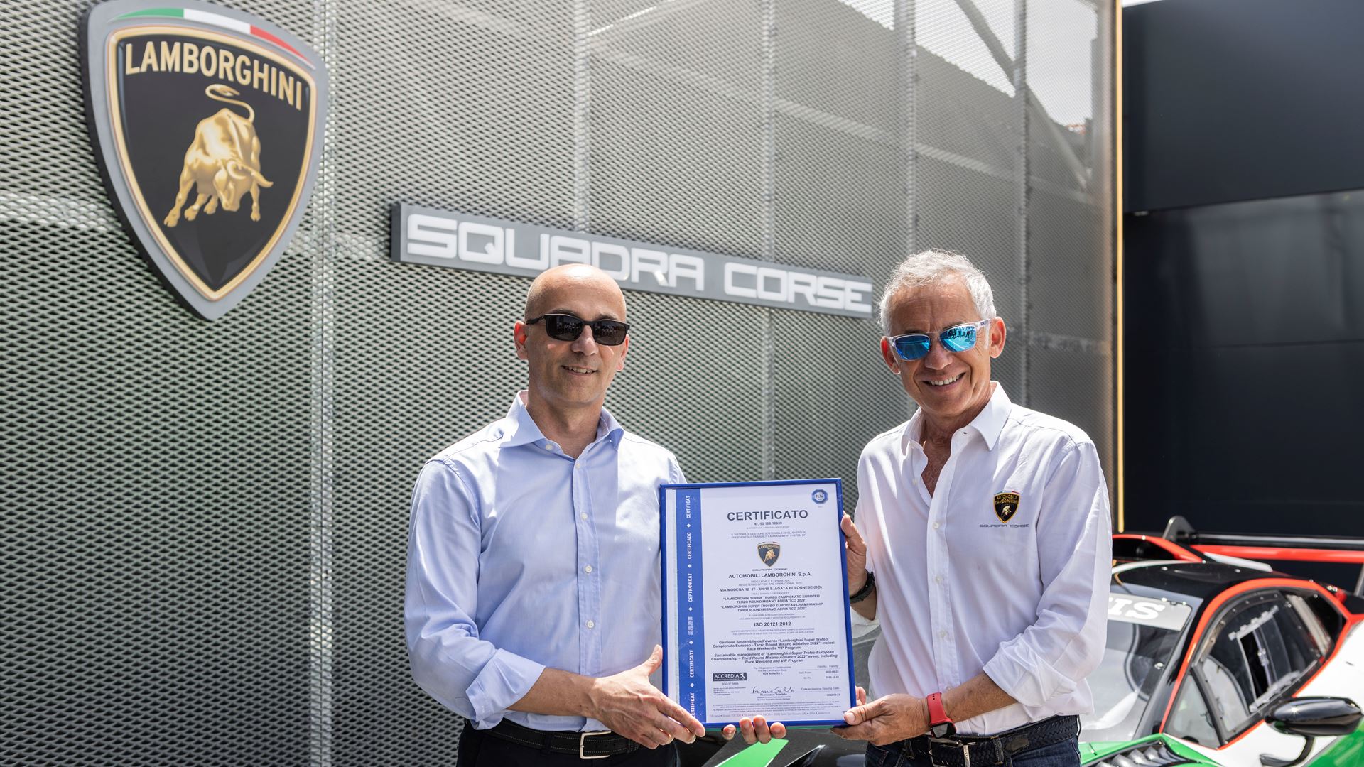 Automobili Lamborghini ST Misano Certification ISO 20121