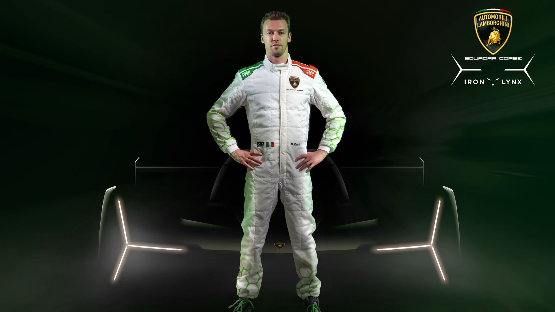 Lamborghini Factory Driver Daniil Kvyat