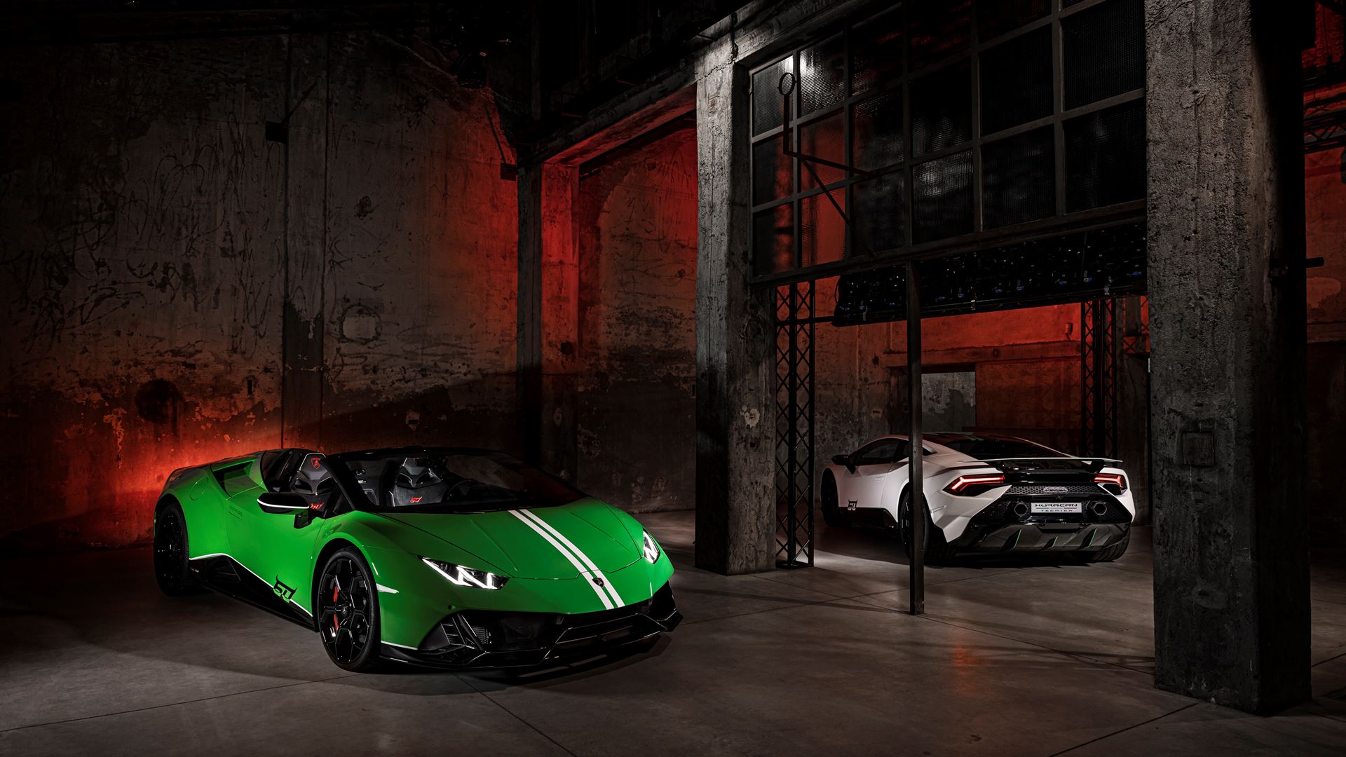 Hurac n Evo Spyder and Hurac n Tecnica 60th Anniversary Edition