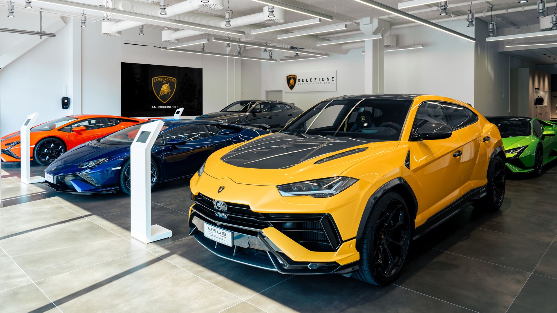 Lamborghini Oslo Grand Opening